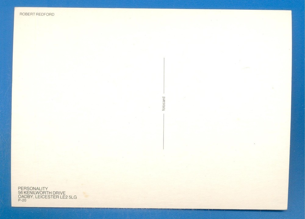 ROBERT REDFORD.POSTCARD