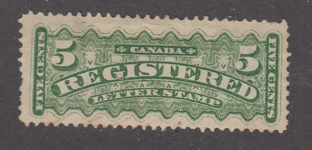 Canada B.O.B. F2 Mint Registration Stamp