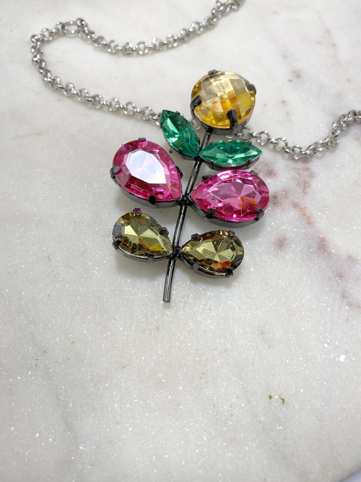 Brooch Lot Mixed Flower Colorful Multi Sample Lot 12 pcs Mix