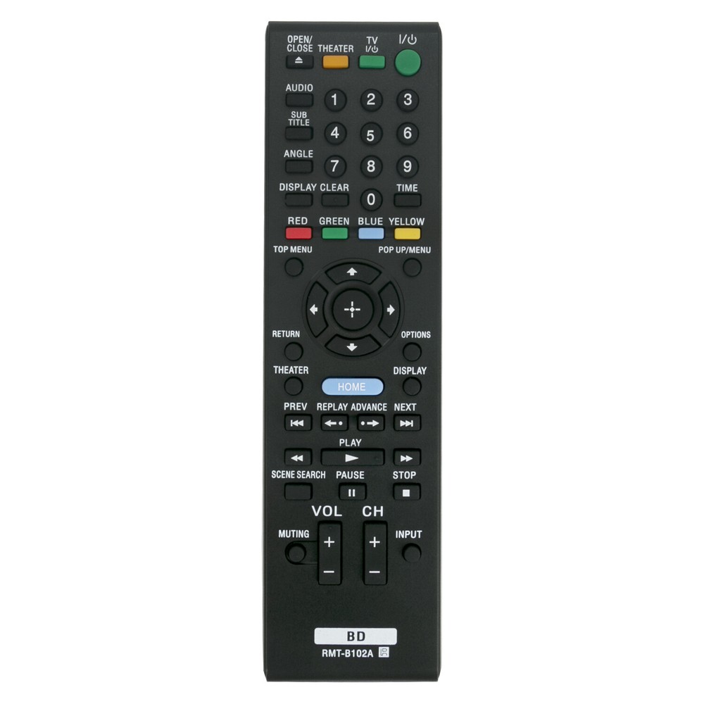 Remote Control RMT-B102A Replace for Sony Blu-ray DVD Player BDPS350 BDP-S350B