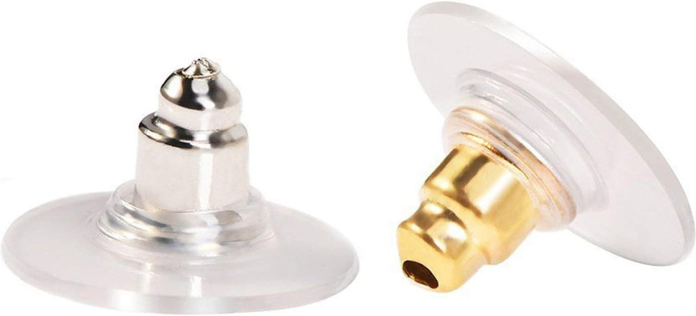 200 Pcs Earring Backs for Droopy Ears Backs Replacements Earring Backs for Heavy