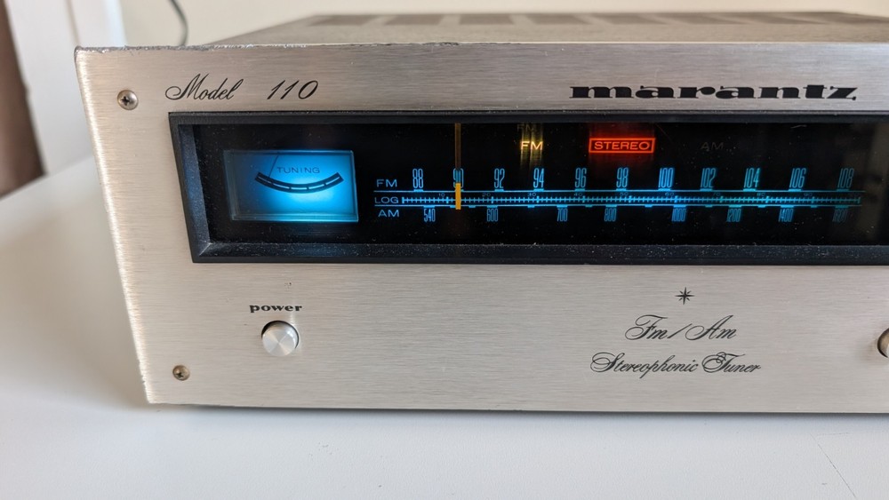 Marantz Model 110 Tuner - Serviced W/ LED - Tested Working