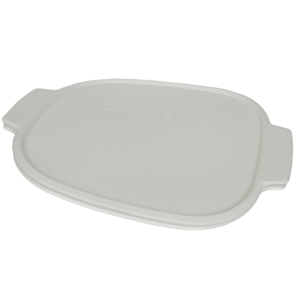 Corningware A-12-PC 5L White Rectangular Food Storage Lid with Handles