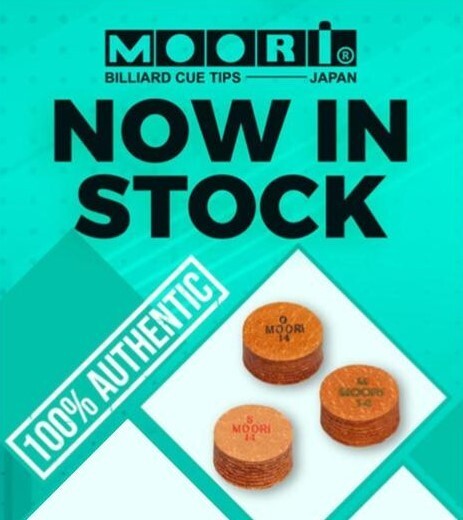 Moori IV Pool Cue Tips - 14mm