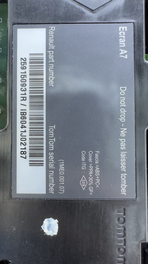 Renault megane mk3 sat nav 2011 Head Unit Display Screen Multimedia Controller