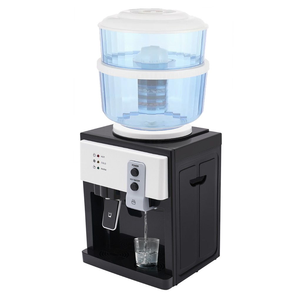 Top Loading Hot Cold Water Dispenser Countertop Drinking Machine CoolerDispenser