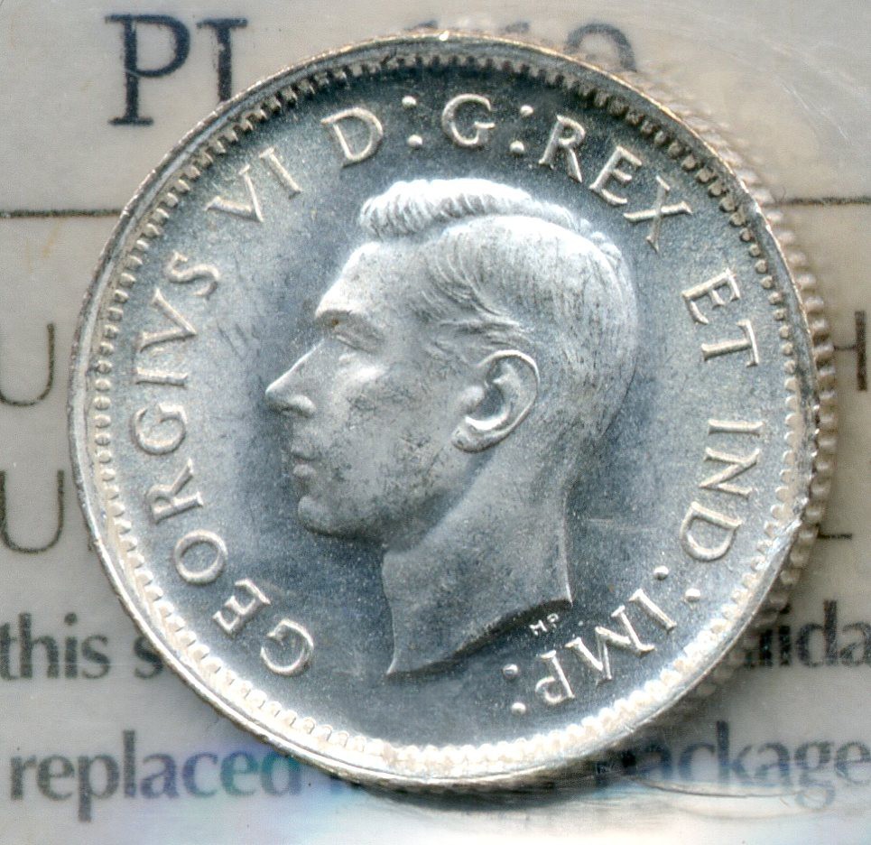 1941 Canada 10 Cents - Choice Uncirculated, ICCS MS64