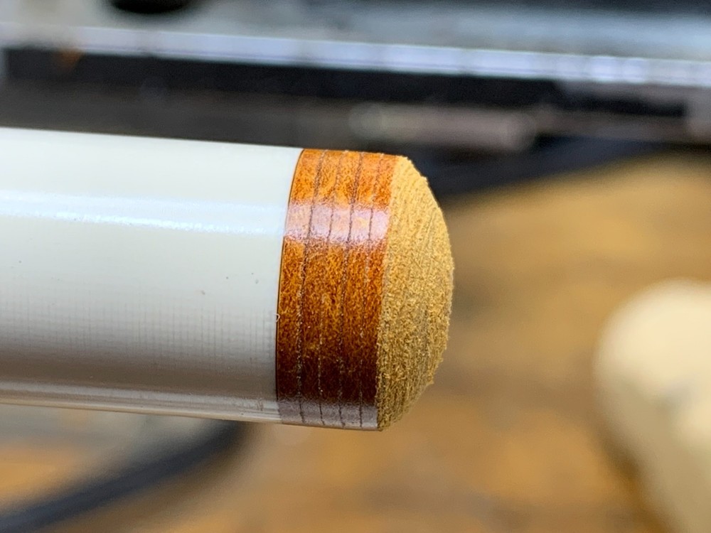 Pool Cue Tip | Endurance™ High Run Brown | 14mm, 8 layer