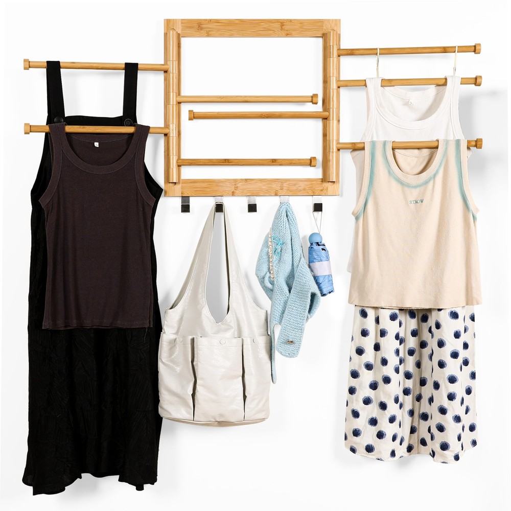 Wall Mounted Drying Rack - Clothes Drying Rack Wall Mounted for Laundry - 20 ...