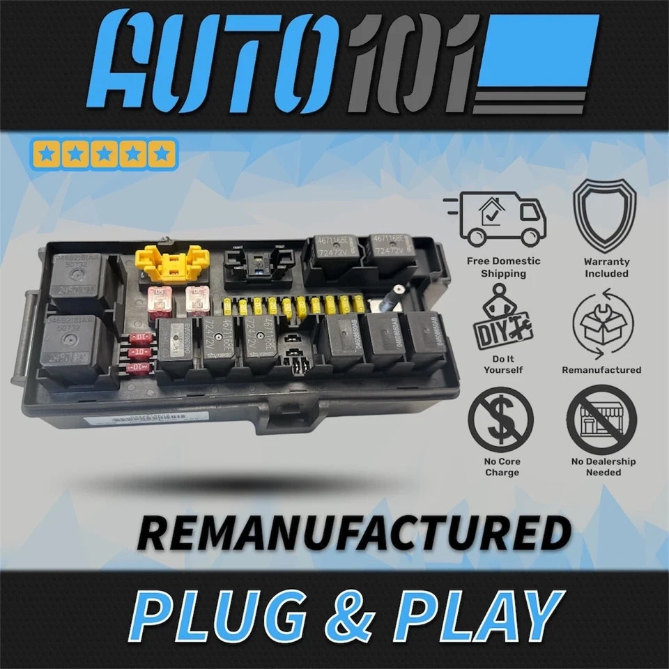 2007-2008 Dodge Durango/Chrysler Aspen Rebuilt TIPM Fuse Box 04692192  PLUG&PLAY