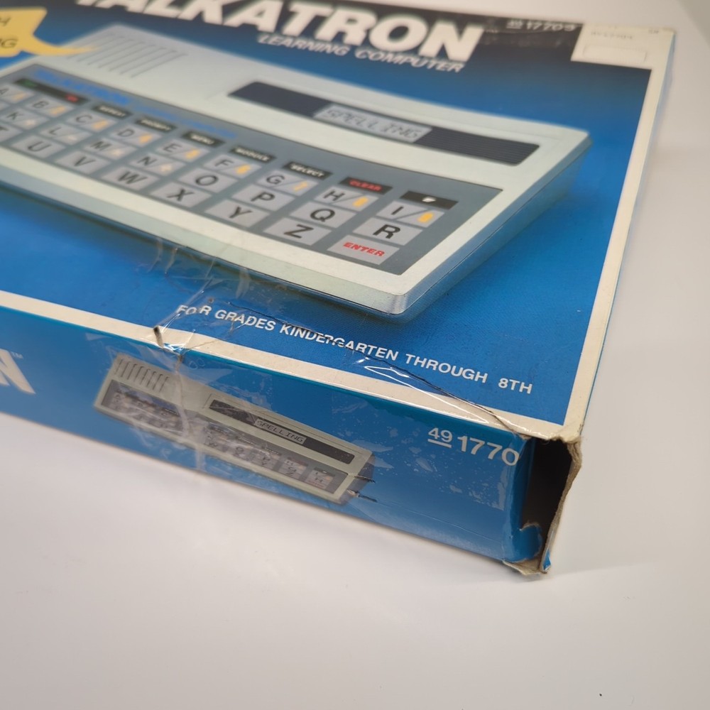 Vintage Sears Talkatron Learning Computer Talking Math Spelling Tiger 1985