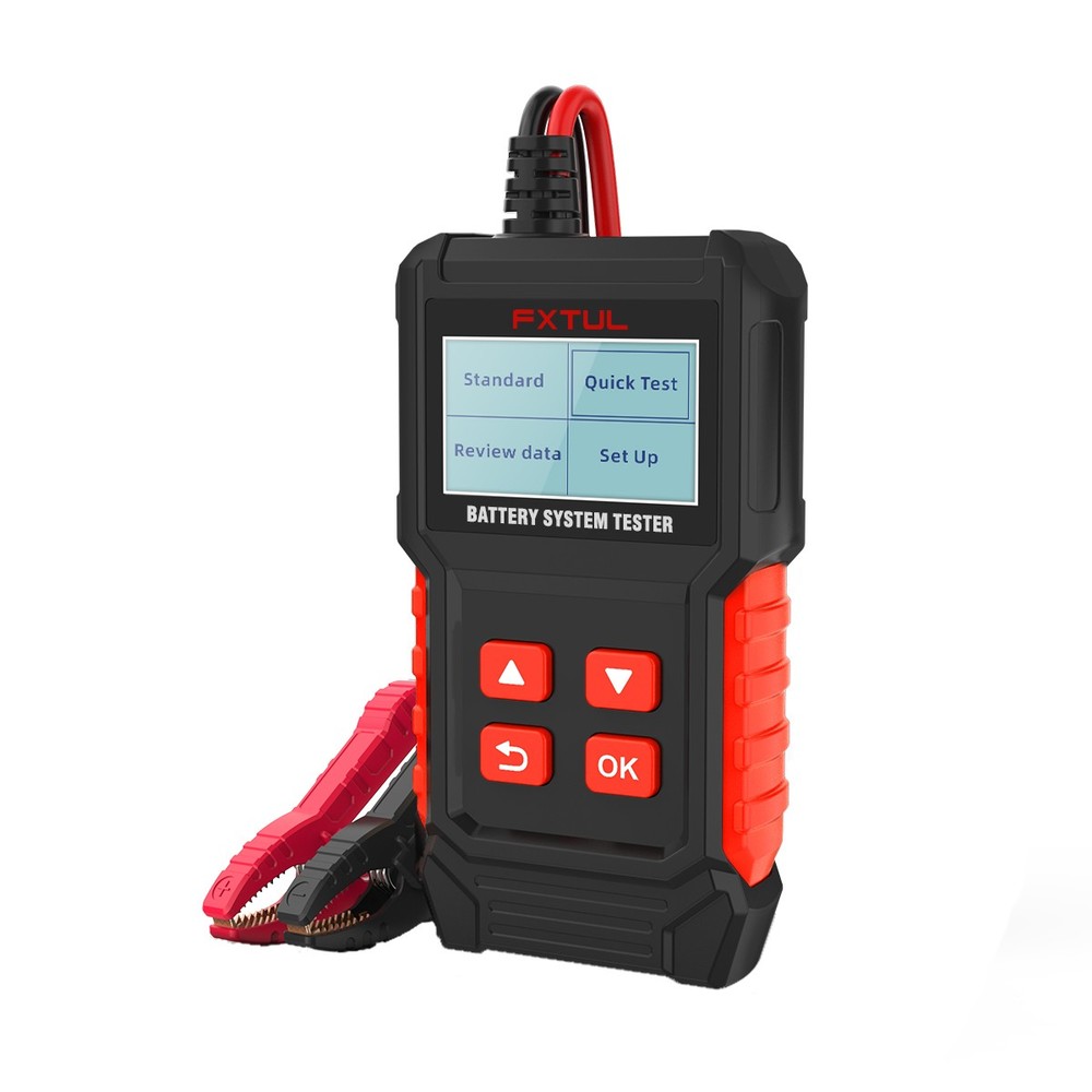 FXTUL BT50 Motorcycle Battery Load Tester 20-2000CCA Cranking Charging Analyzer