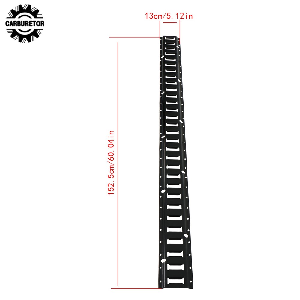 32 Pcs 5 Ft Black E Track Rails Complete Kit With Mounting Hardware For Cargo