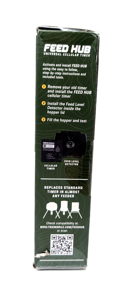 Moultrie Mobile Feed Hub Universal Cellular Timer - New Sealed Box
