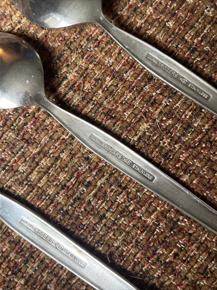 20 pc. Vtg. Rogers Co Ensenada Flatware Stainless Dinner Forks Spoons Spreader