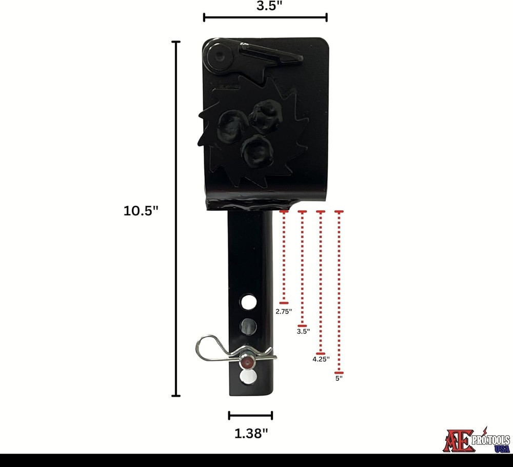 Trailer Stake Pocket Winch Flatbed Utility Set, 4 Pack Flatbed Winch Tie Down,