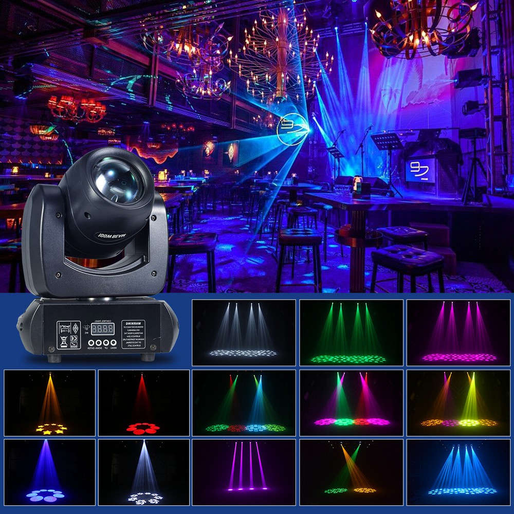 LED 100W Beam Moving Head Light Mini Sharpy DMX DJ Stage Light