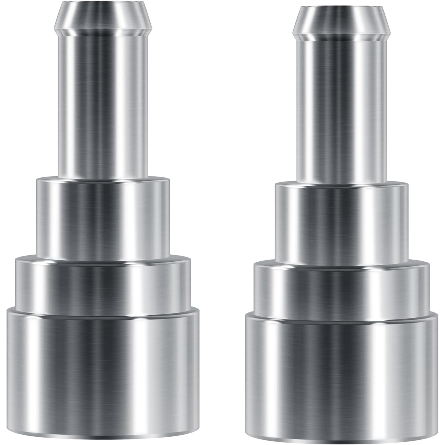 2PC Heater Core Coolant Hose Connector Fitting For Chevrolet Silverado 800-409HP