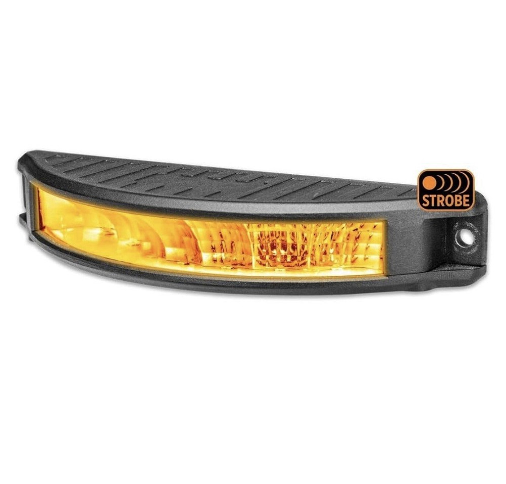 TLED-U112 TRUX 7″ Half Moon LED Work Lamp with Strobe Function – Flood Beam |