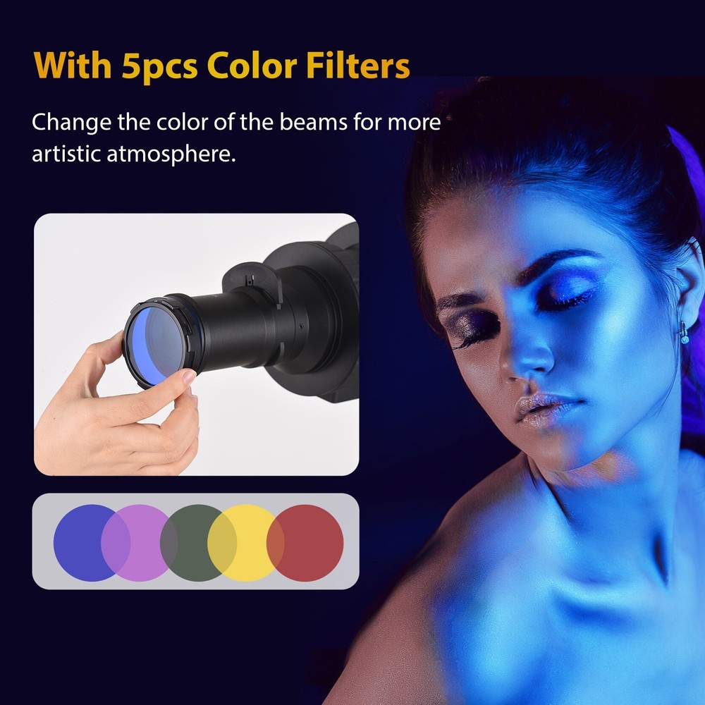 Optical Conical Snoot Mount Flash Projector Attachement SLYZ