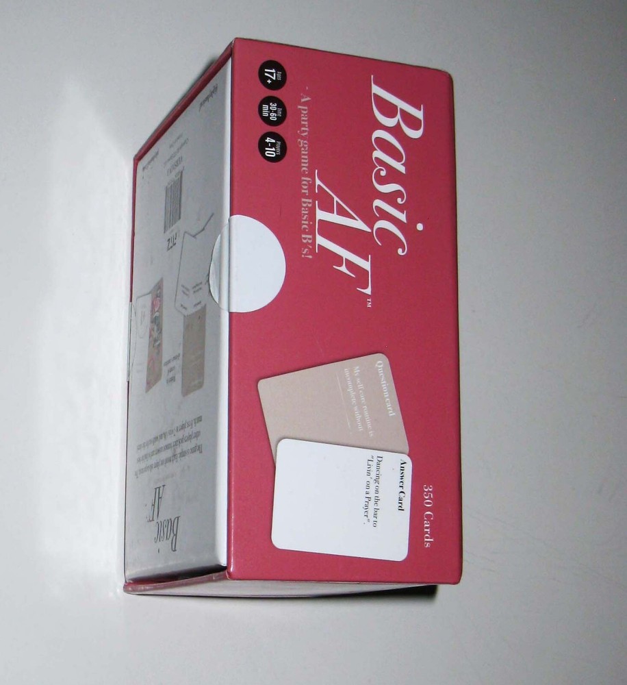 NEW SEALED Basic AF Party Game for Basic B's Fitz Games Version 3 * Box Has Wear
