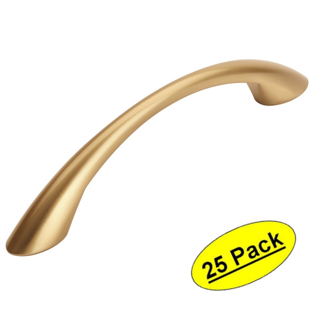 *25 Pack* Cosmas Cabinet Hardware Gold Champagne Handle Pulls #4003GC