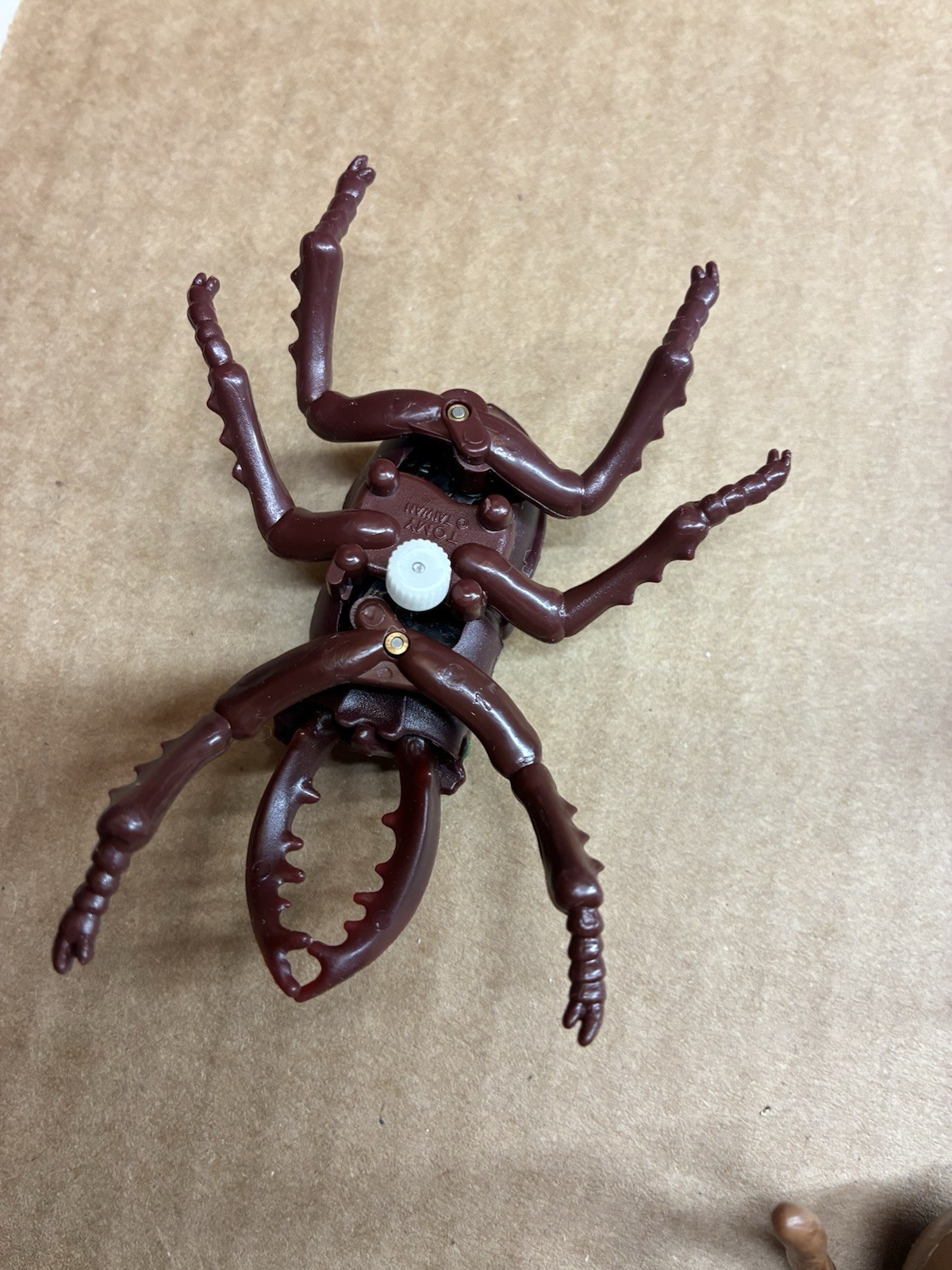 VINTAGE TOMY TOYS UGH -A - BUGS BEETLE WIND UP TOY Spider Bug 3 Total