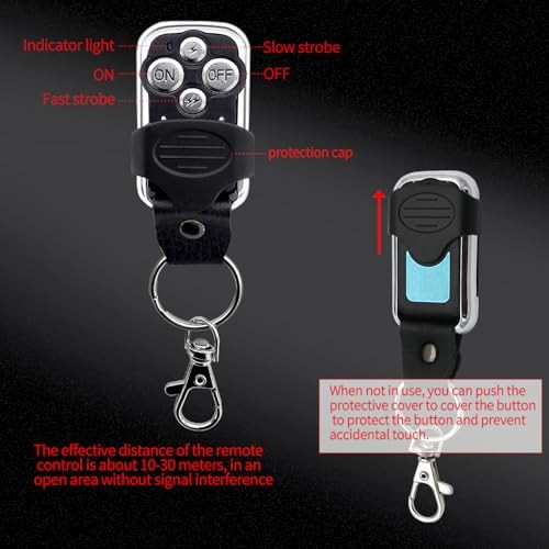 LED Off-Road Driving Lights Bar Remote Control Wireless Controller ON/OFF
