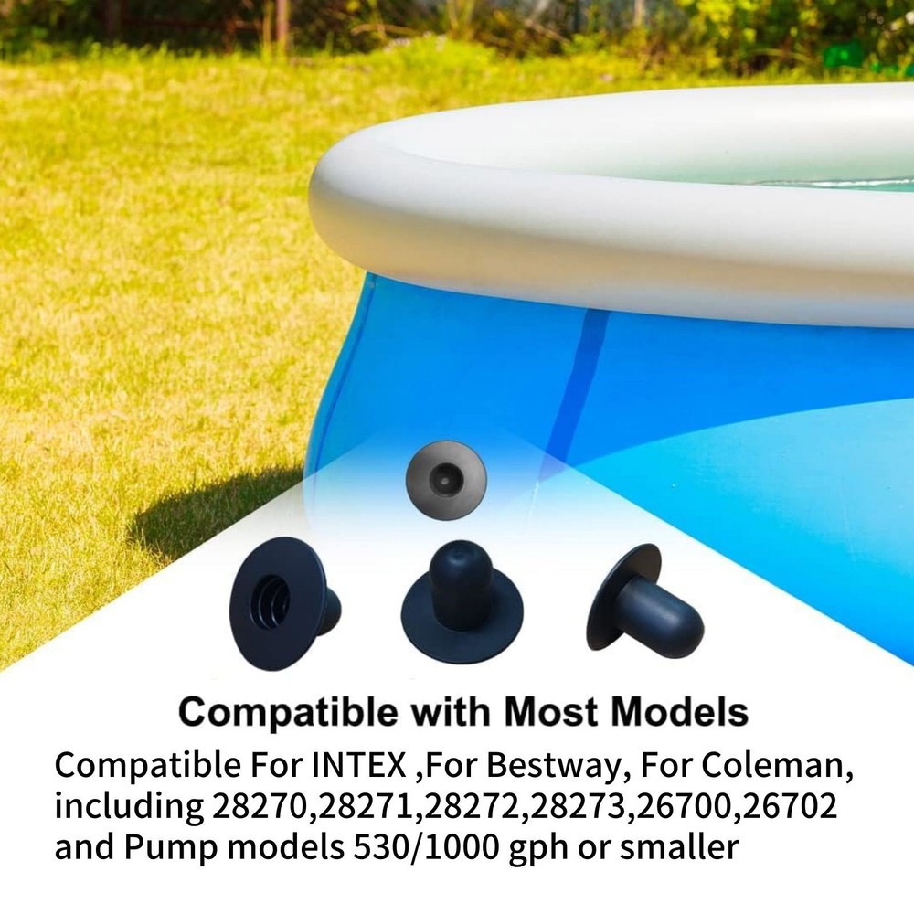 4PCS Swimming Pool Pump Strainer Hole Plug Replacement For Bestway Swimming Pool