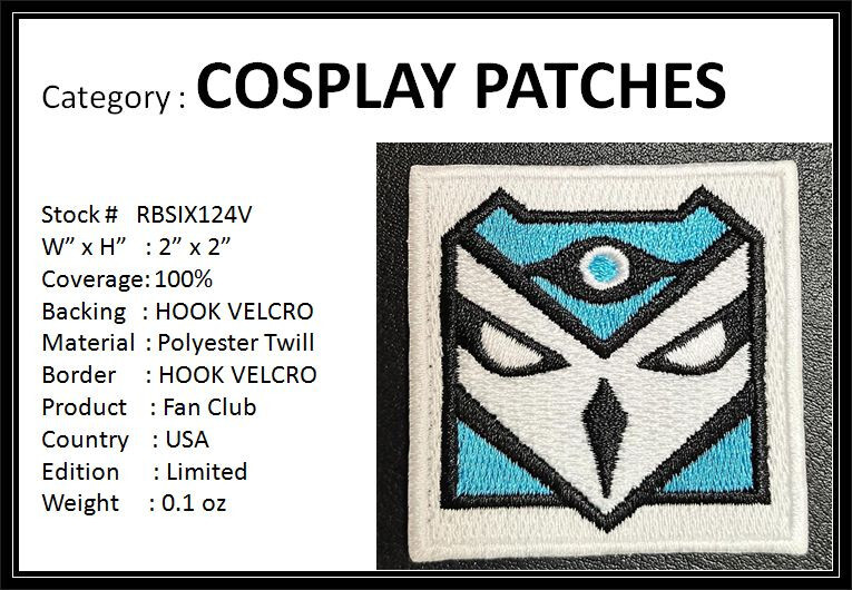 RAINBOW SIX - OPERATOR KALI - 2" x 2" - RBSIX124V