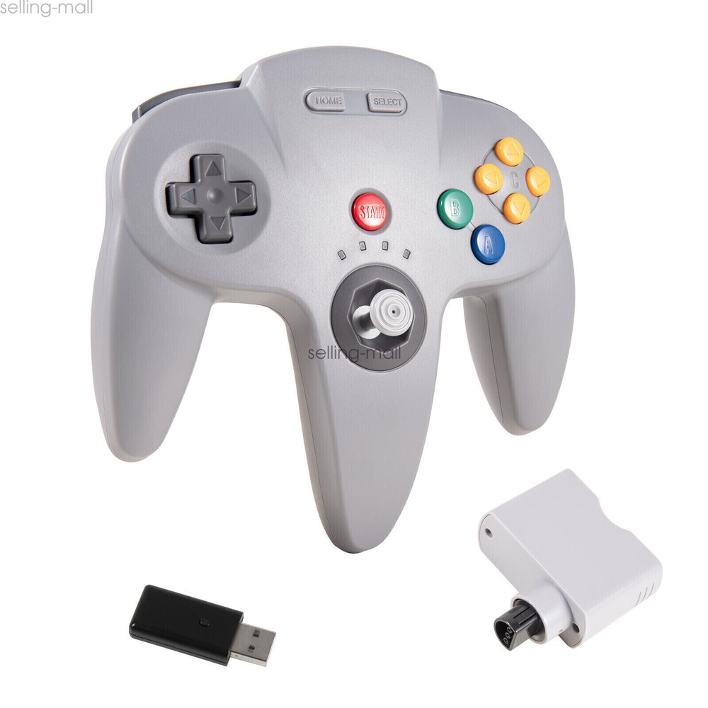 Wireless /Wired N64 Controlle Controller with Rumble Pak for N64 System Console