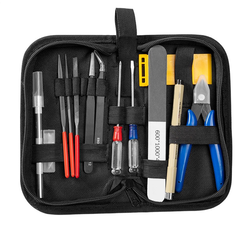 14PCS Gundam Model Tools Kit Modeler Basic Tools Craft Set For Gundam Car Model