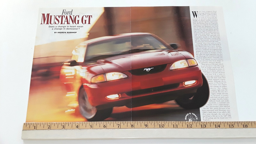 1996 MUSTANG GT  ORIGINAL ARTICLE
