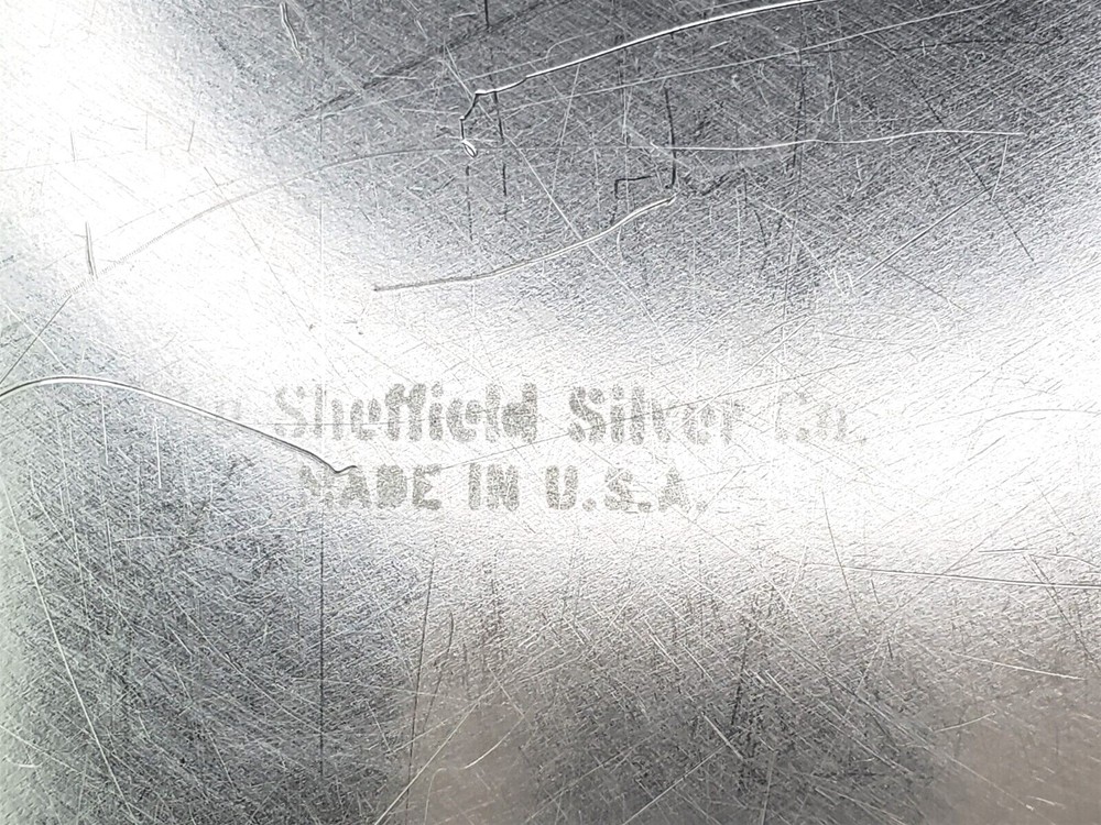 SHEFFIELD SILVER DECAGON DEEP VEGETABLE SERVING BOWL 10"W BUFFET SERVER