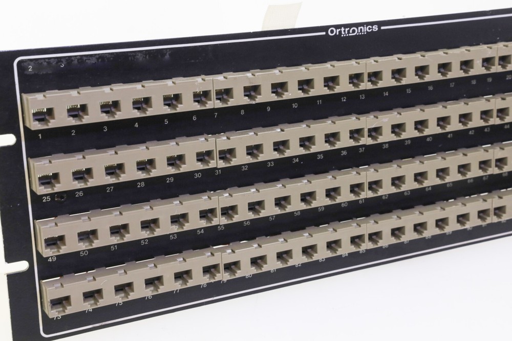 ORTRONICS 96 Port Modular 8 Position Telco Patch Panel OR-808004356