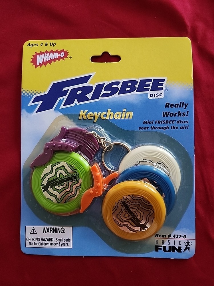 Frisbee Classic Games Keychain  Sealed