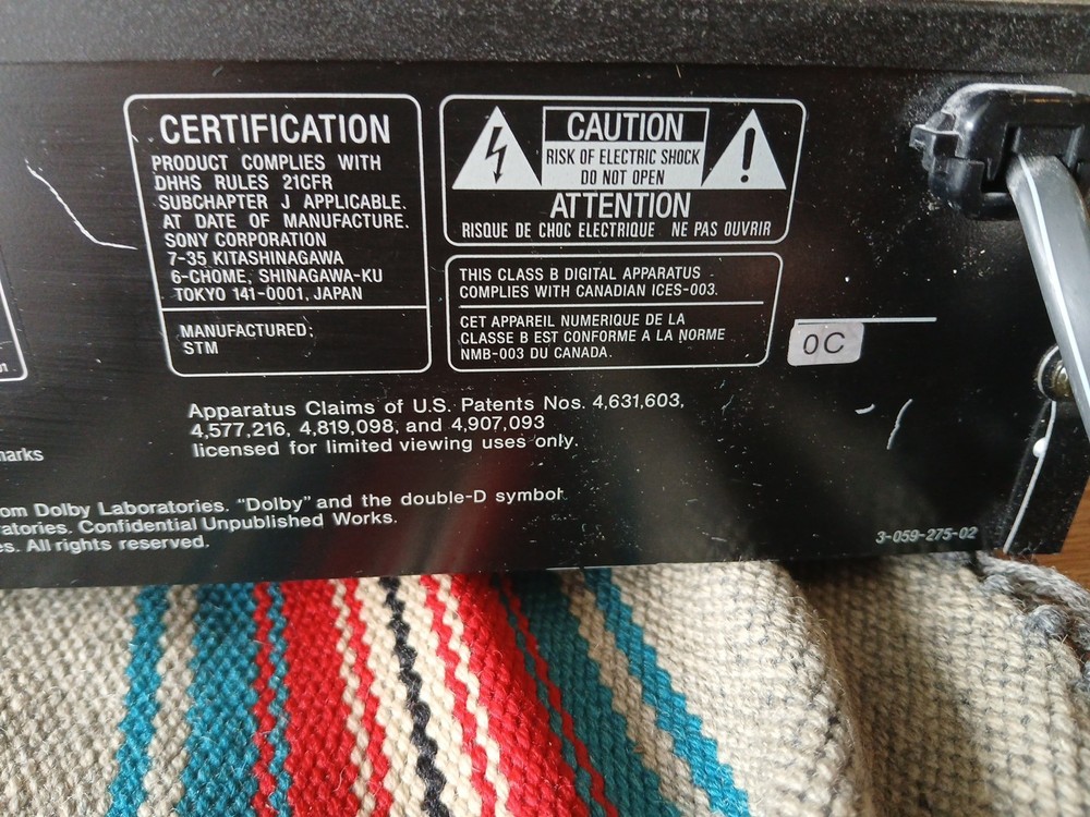 Sony DVP-C660 DVD Player