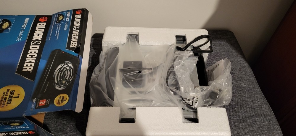 Black & Decker Buffet Range Single Electric Burner New