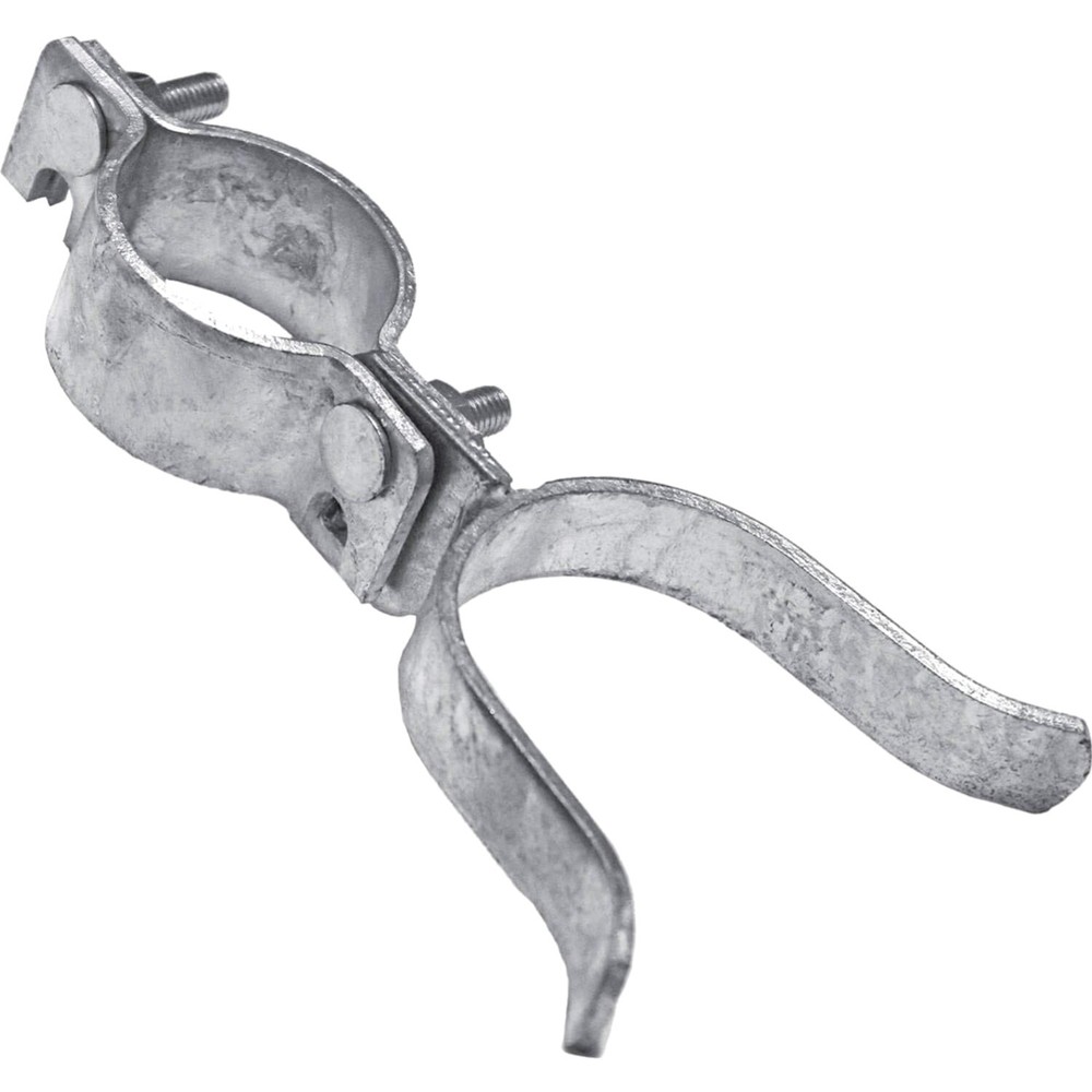 1-7/8" x 4" Galvanized Gate Fork Latch with Padlock Hole for Enhanced Security
