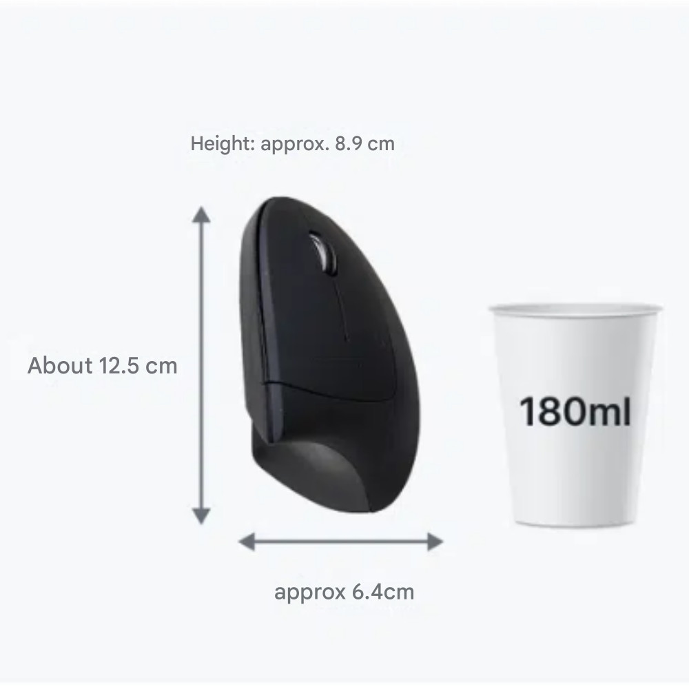 Wireless Vertical 6-Button Mouse