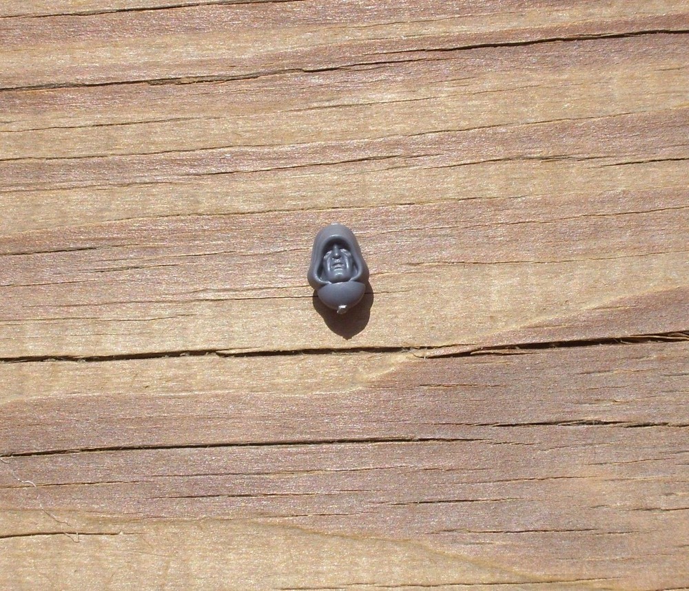 40K Space Marines OLD Deathwatch Kill Team Head Black Shield Robed Head Bits OOP