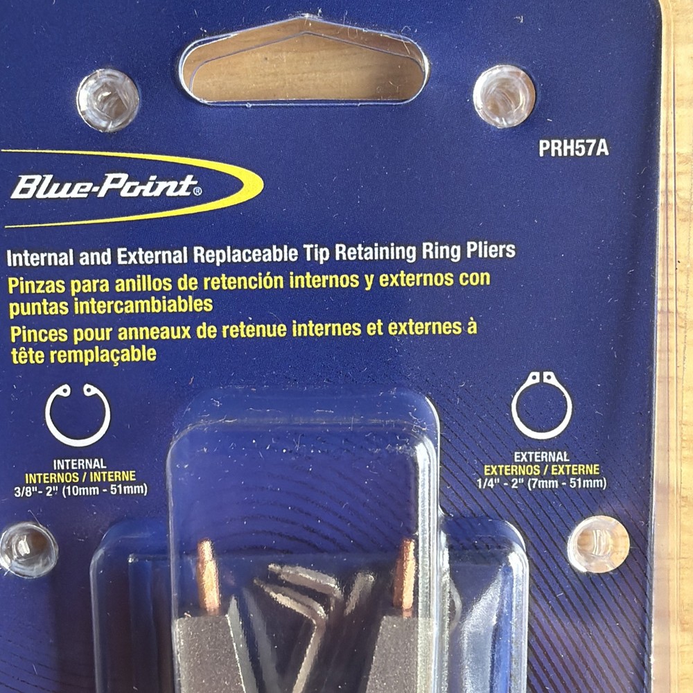 Blue Point Tools Snap Ring Pliers Convertible Internal External PRH57A NEW