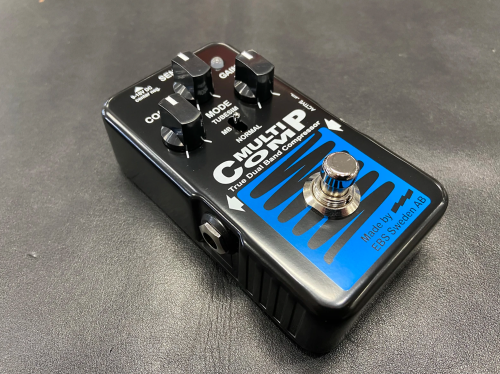 EBS Multicomp True Dual Band Compressor Effect Pedal- New!