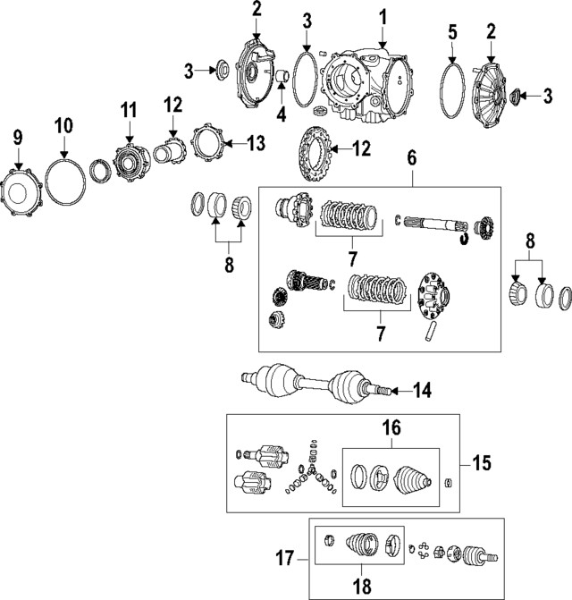 Genuine GM Differential 19180957