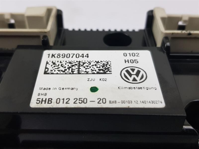 2015 VOLKSWAGEN SCIROCCO HEATER CONTROL PANEL ASSEMBLY 1K8907044