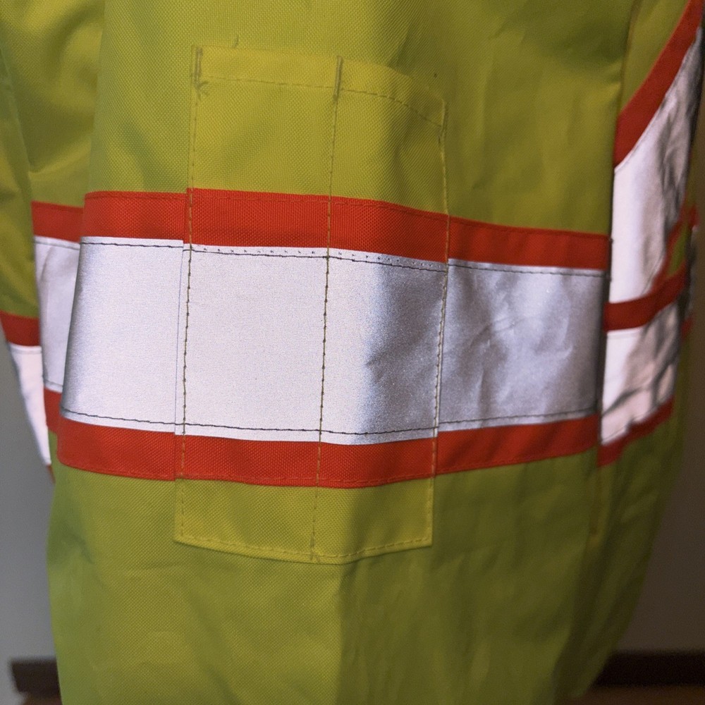 Occunomix High Visibility X-Back Jacket, Fluorescent Polyester, LUX-350-B2X, R3