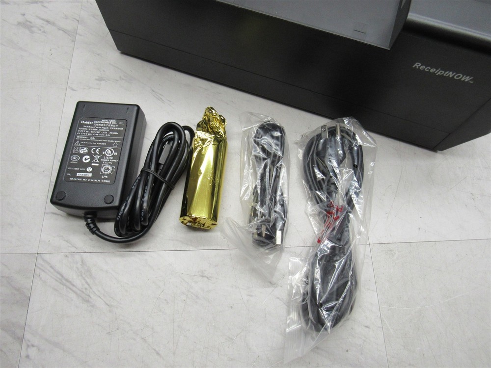 NEW Burroughs SRN2PTR-USB ReceiptNOW Thermal Digital Receipt Printer w/ Adapter