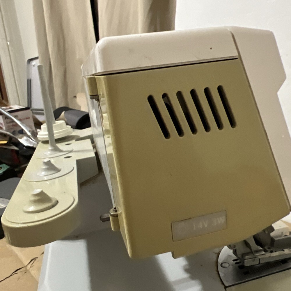 Elna lock PRO 5 DC SERGER SEWING MACHINE complete working