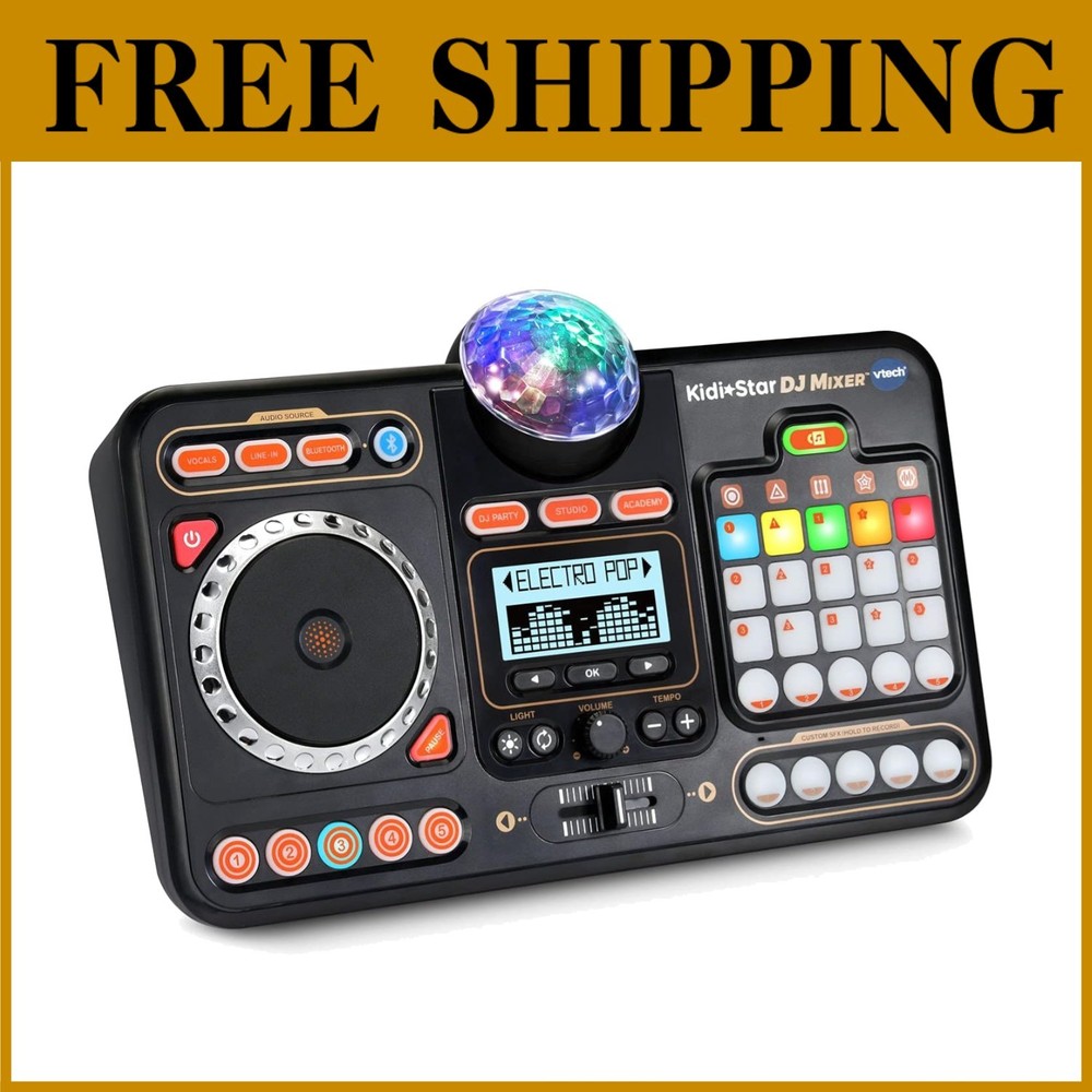 Kids DJ Turntable with 2000+ Sound Combinations