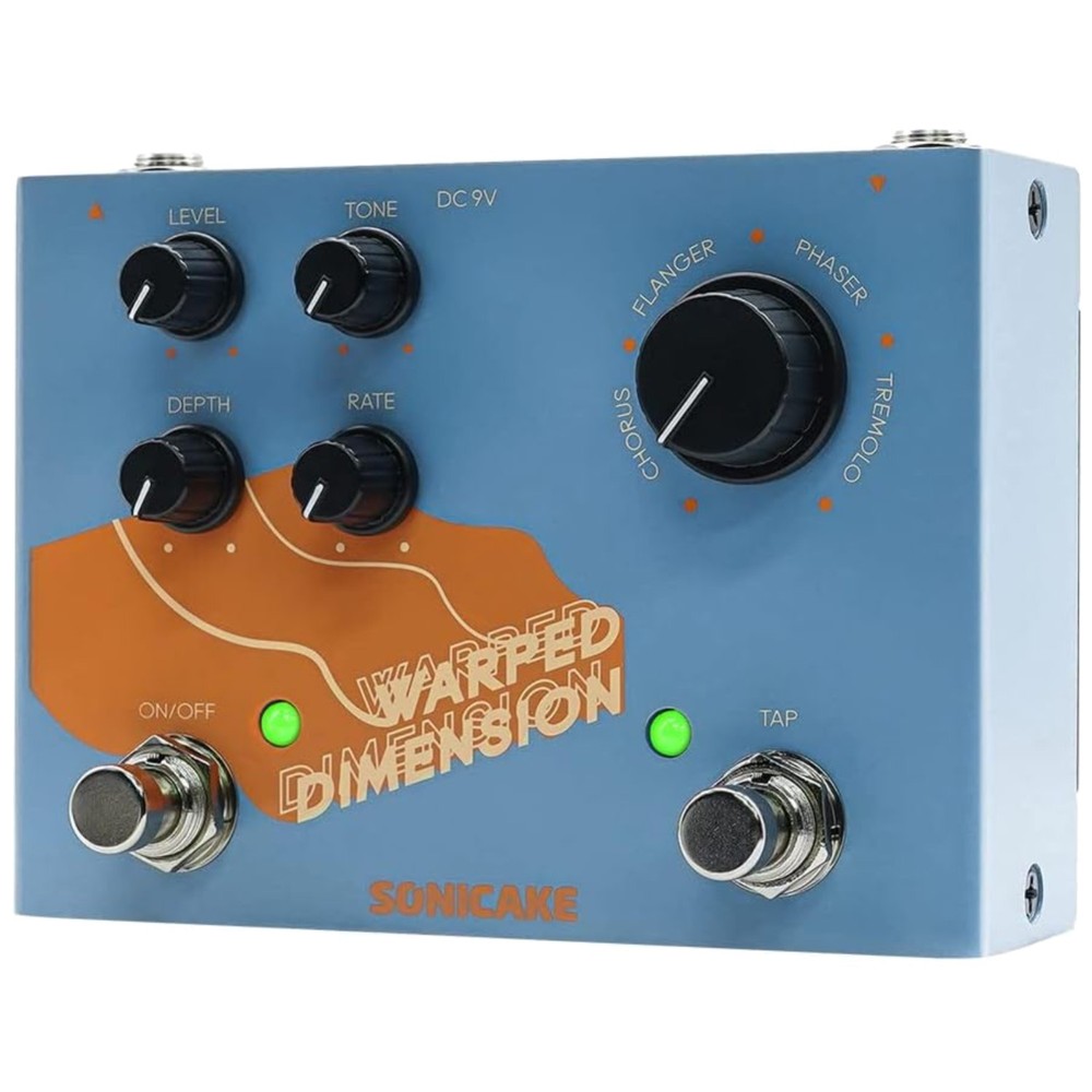 4-Mode Modulation Guitar Effects Pedal